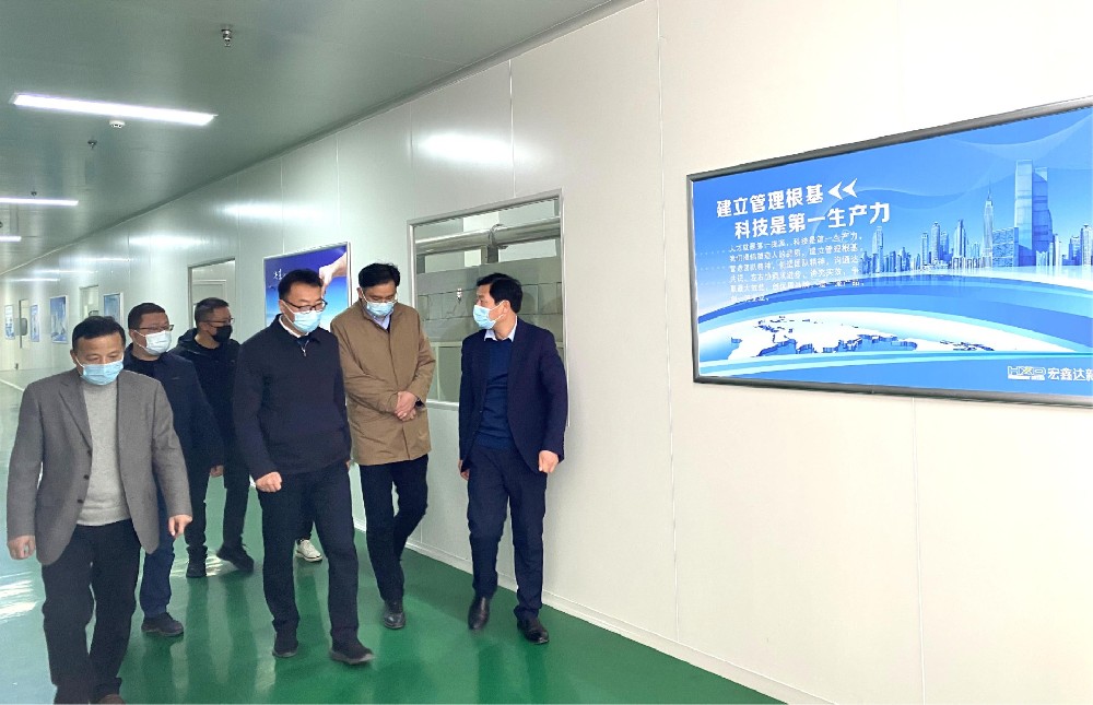 區(qū)委常委、宣傳部長陳飛蒞臨宏鑫達開展“全面復(fù)產(chǎn) 穩(wěn)定發(fā)展”專題調(diào)研